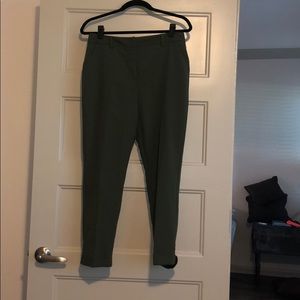 Olive green work pants